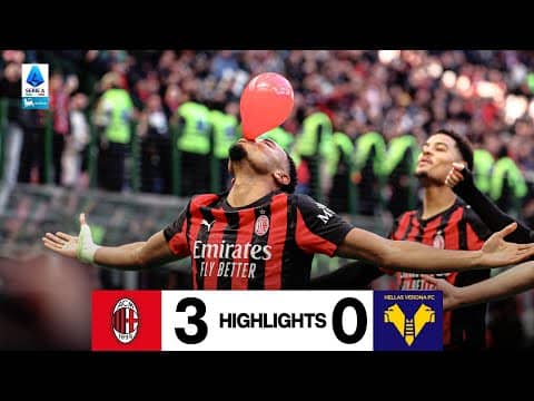 Pulisic e Nkunku per chiudere al meglio il 2025 | AC Milan 3-0 Hellas Verona | Serie A Highlights