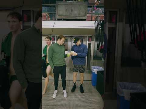 Swim meets are different with a quarterzip and a matcha. #ToyotaUSOpen