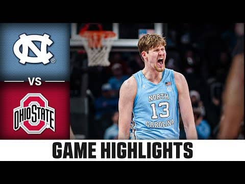 North Carolina vs. Ohio State Game Highlights | 2025-26 ACC Men's Basketball
