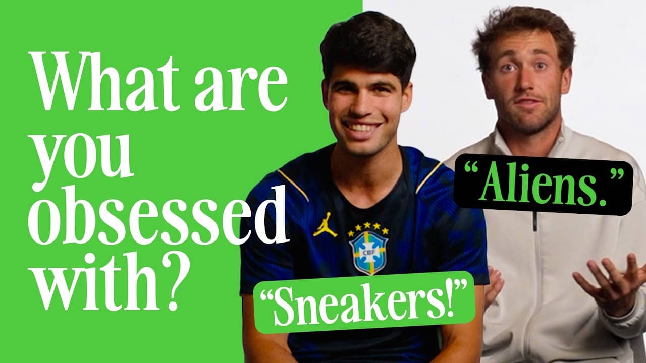 Pro tennis players reveal their latest obsessions 🤔😂