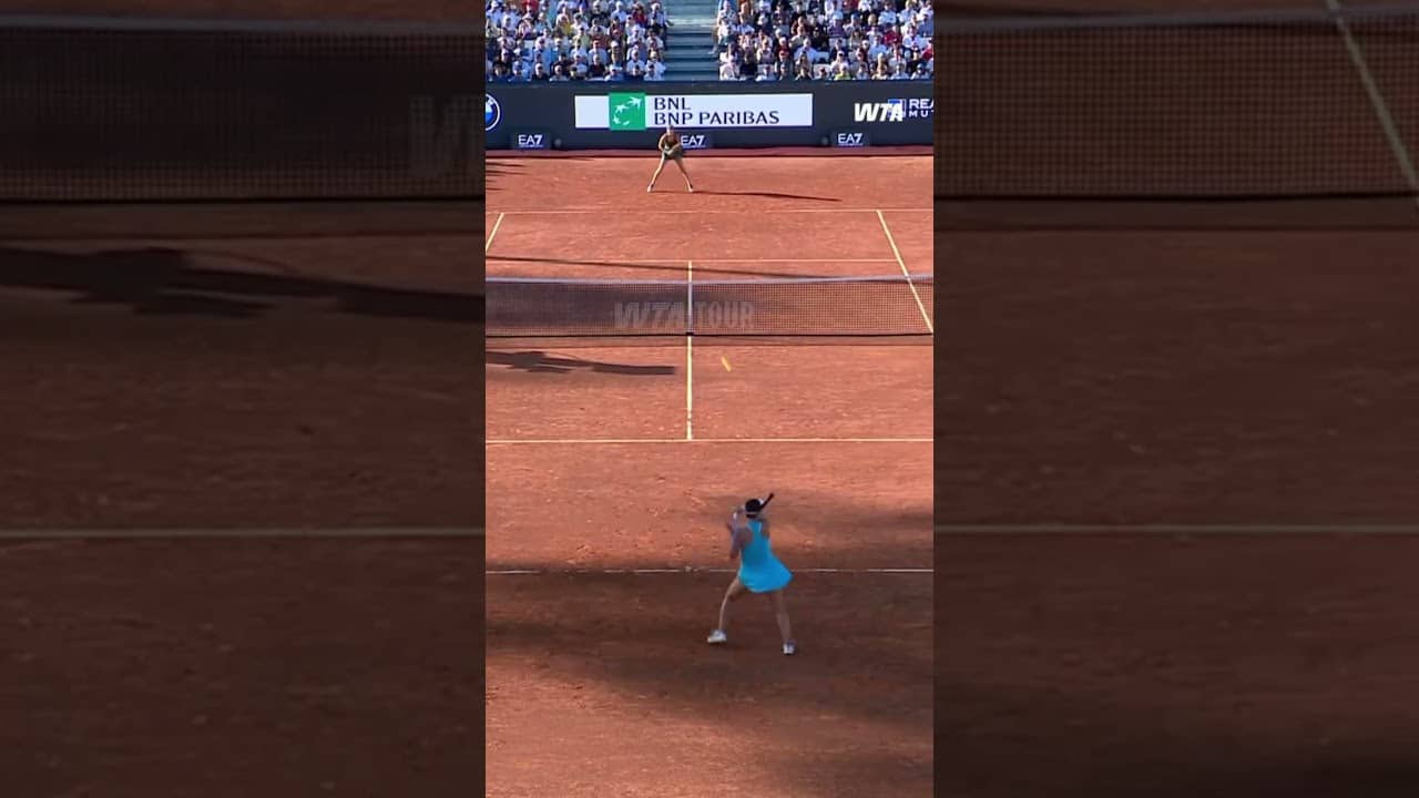 A beautiful Rome Rally 😍 #WTA #IBI26 #JessicaPegula