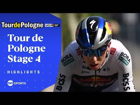 UNSTOPPABLE WIN! 🙌 | Men's 2025 Tour de Pologne Stage 4 Highlights | TNT Sports Cycling