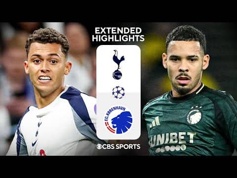 Tottenham vs. Copenhagen: Extended Highlights | UCL League Phase MD 4 | CBS Sports Golazo