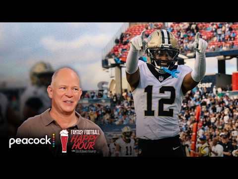 Can Chris Olave be counted on to have another big year? | Fantasy Football Happy Hour | NFL on NBC