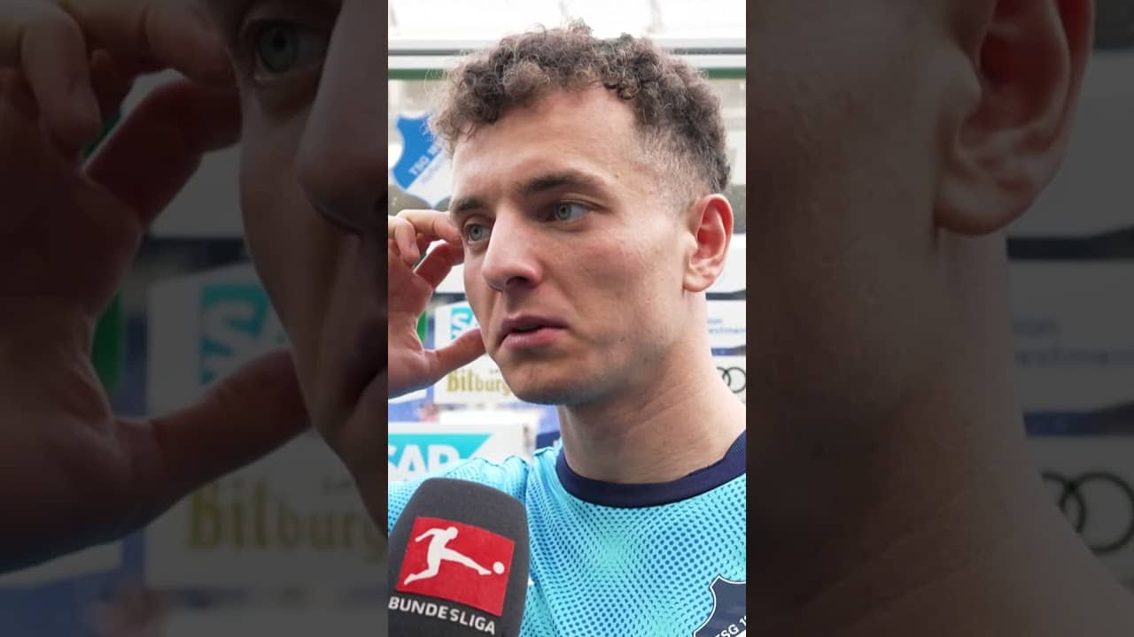 Joa, der ist wirklich ganz gut reingeflogen 😂😅 #tsg #hoffenheim #fisnikasllani
