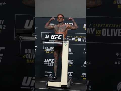 Garbrandt weighs in at 136! #ufc326