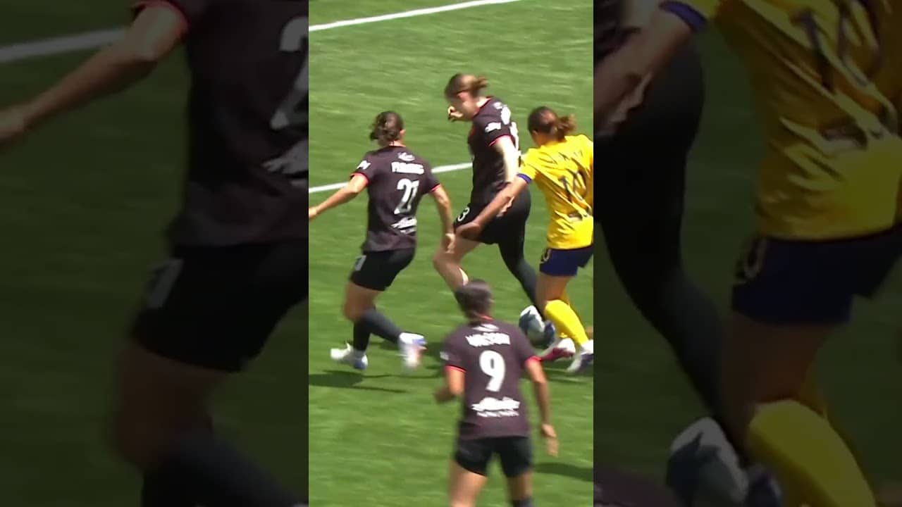 Olivia Moultrie makes the most of the moment 👏