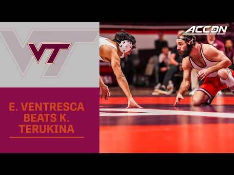 Virginia Tech's Eddie Ventresca Dominates UNC's Kysen Terukina