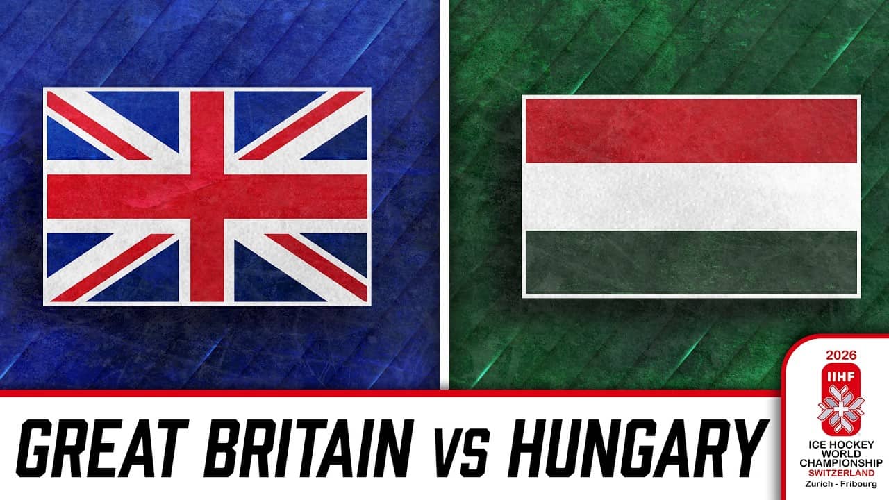 Watch Great Britain vs Hungary at the 2026 IIHF World Championship π¬π§ππΊπ