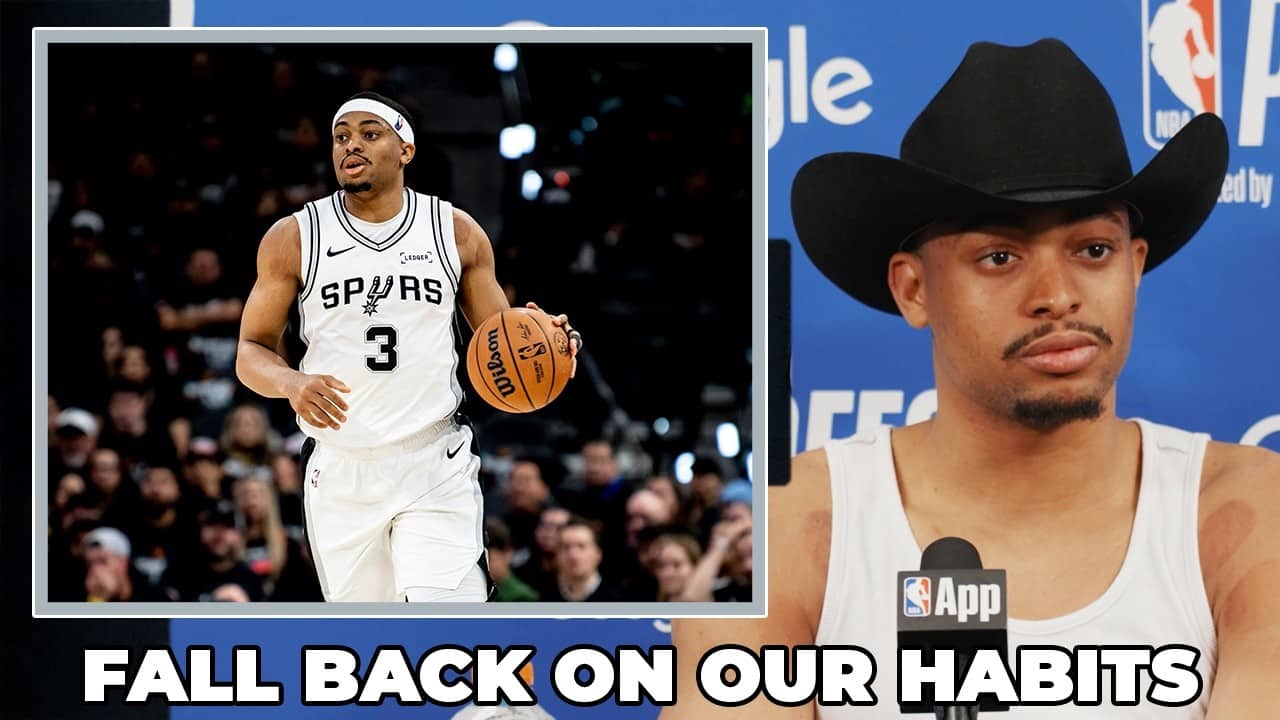 Keldon Johnson on Spurs Needing to Lock In for Game 3 and Fall Back on Habits