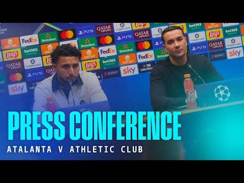 Atalanta-Athletic | La conferenza stampa di Palladino ed Éderson | UCL MD7 League Phase