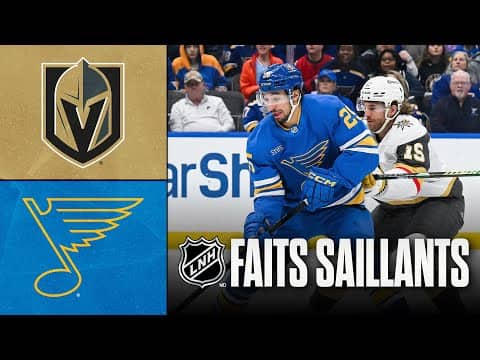 Golden Knights vs Blues | 02/01/26 | Faits saillants