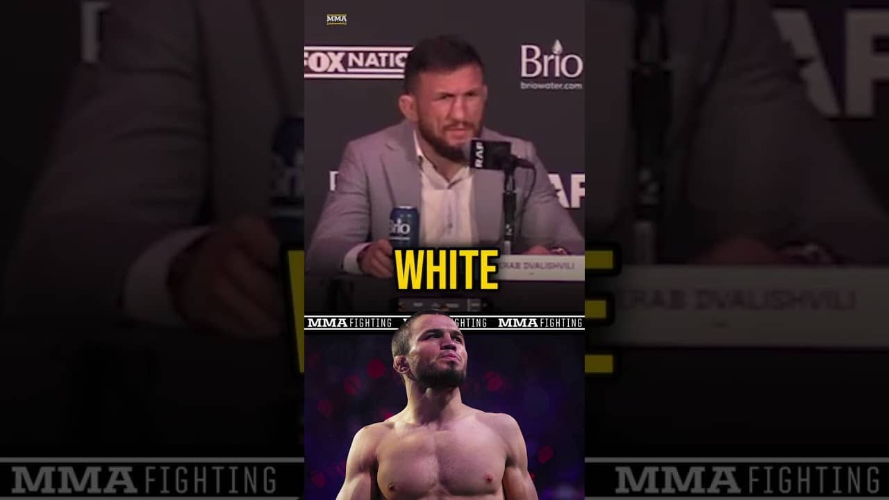 Merab Dvalishvili LOSES IT on reporter after Umar Nurmagomedov question - MMA Fighting
