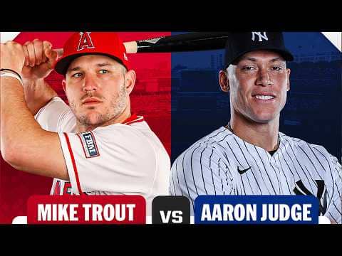 GREATEST BATTLE EVER? Mike Trout & Aaron Judge showed why they're 3x AL MVP winners in the Bronx 💥