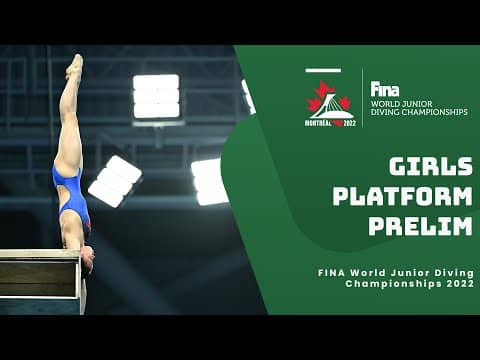 LIVE: Girls 14-15 Diving Prelims | Platform | World Junior Champs 2022