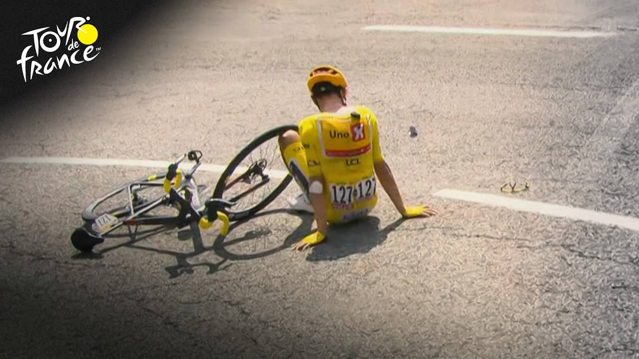 Torstein Traeen crashes hard in Stage 6 of Tour de France | Cycling on NBC Sports