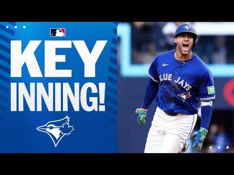 FIVE-RUN 7th inning by the Blue Jays in Game 162 INSTRUMENTAL their AL East division clinch 😲