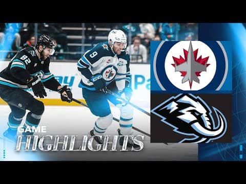 Utah Mammoth vs. Winnipeg Jets - Game Highlights