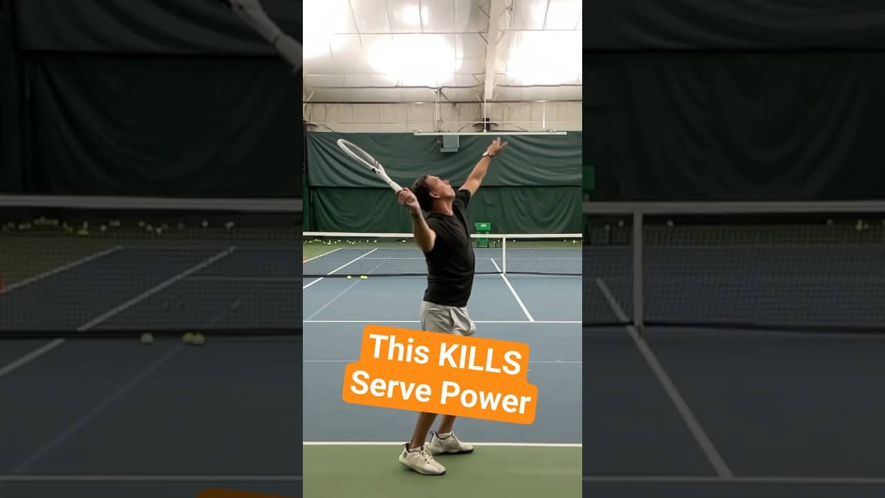 This mistake is KILLING your serve power