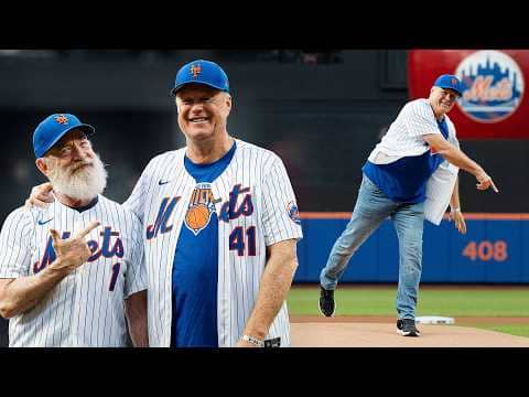 Mic'd Up First Pitch | Bill Fagerbakke and J.K. Simmons