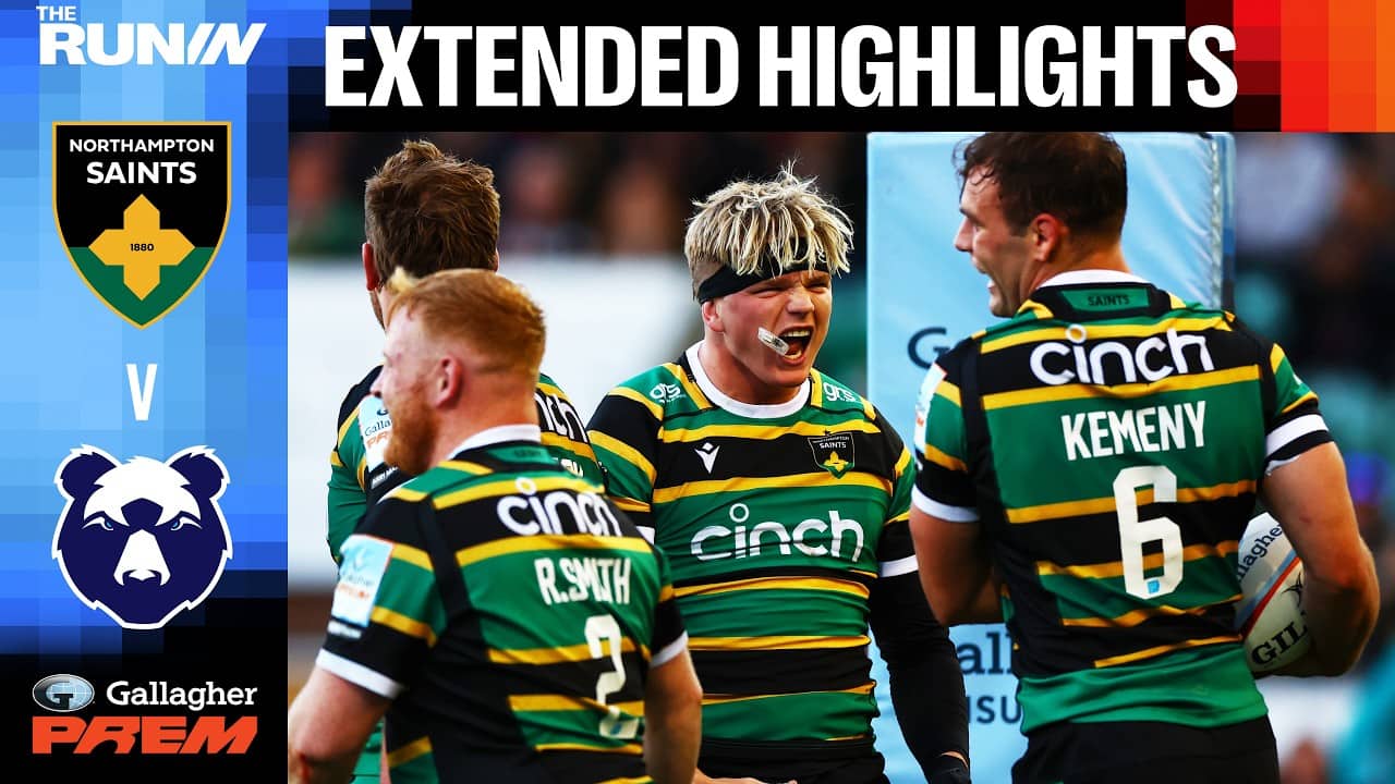 Northampton Saints v Bristol Bears | EXTENDED HIGHLIGHTS | Gallagher PREM 2025/26 | R16