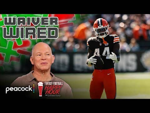 Browns' Harold Fannin Jr. a potential waiver hit at TE | Fantasy Football Happy Hour | NFL on NBC