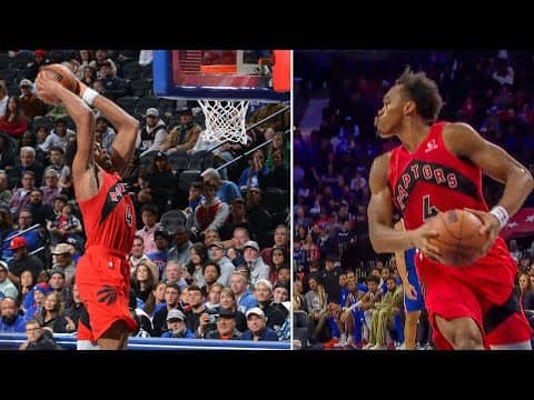 Scottie Barnes BLEW A KISS at Jared McCain before dunking it 😭