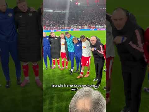 Nothing like a good speech after a big win  🗣️😤