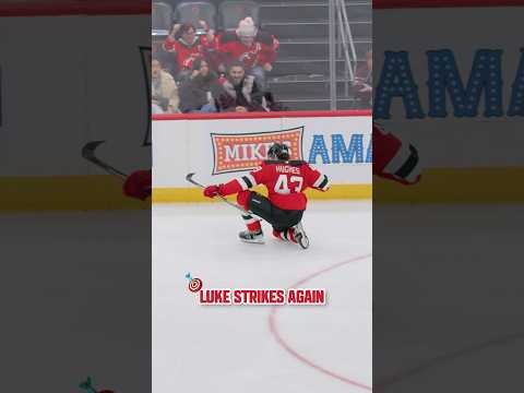 Who else but 43? #lukehughes #nhl #njdevils #hockey