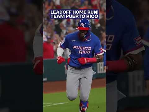 WILLI CASTRO GETS TEAM PUERTO RICO ON THE BOARD EARLY! 🇵🇷🐸