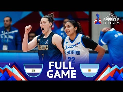 El Salvador v Argentina | Full Basketball Game | FIBA Women's AmeriCup 2025