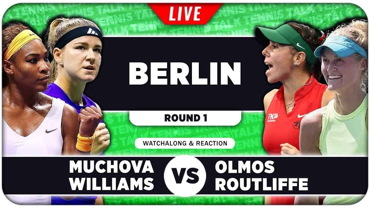 MUCHOVA / WILLIAMS vs OLMOS / ROUTLIFFE • WTA Queens Club 2026 • LIVE Tennis Watchalong