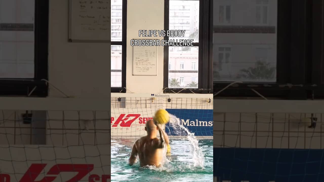 Fancying a crossbar challenge? 👀🤽‍♂️ #waterpolo #crossbar #challenge