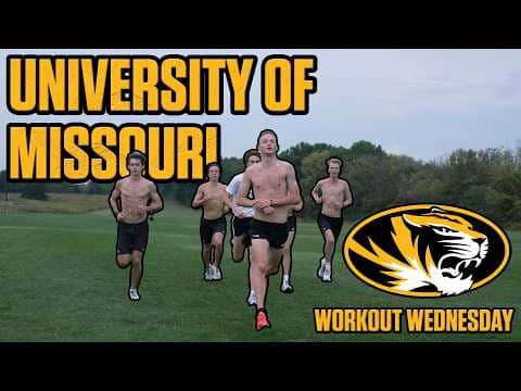 University of Missouri Cross Country Sharpens Up Before a Big Meet | Workout Wednesday