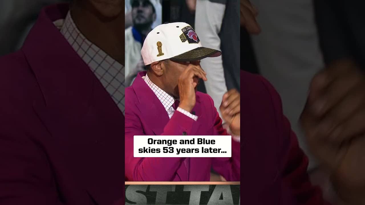 It's been a long time for Stephen A. and Knicks fans 😆🏆
