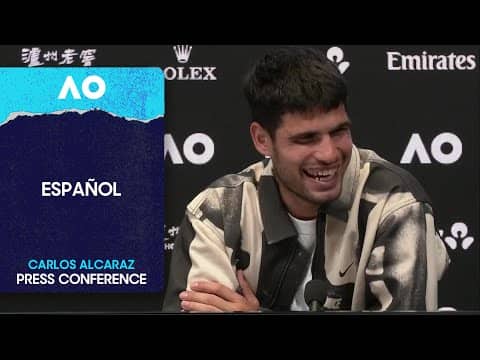 Carlos Alcaraz Press Conference in Español | Australian Open 2026 Third Round