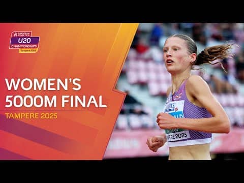 Innes Fitzgerald IGNITES Tampere in Women's 5000m Final ✨ | Tampere 2025