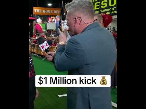 Safe kicking competition for Pat McAfee today 😅