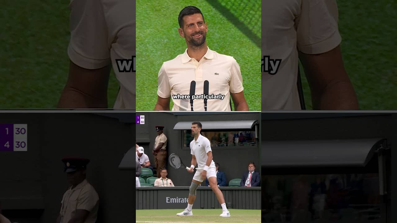 Novak has seen it all at The Championships 😅⚽️