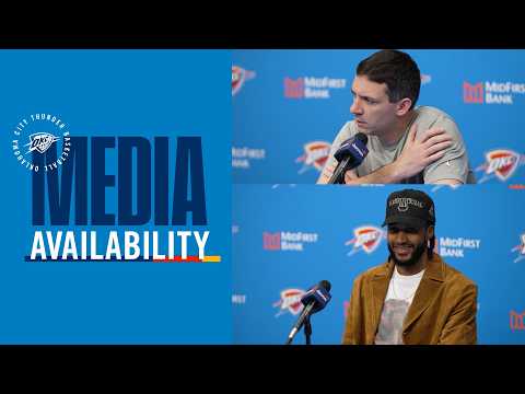 Coach Daigneault and Isaiah Joe on responding | Postgame Media | March 27, 2026