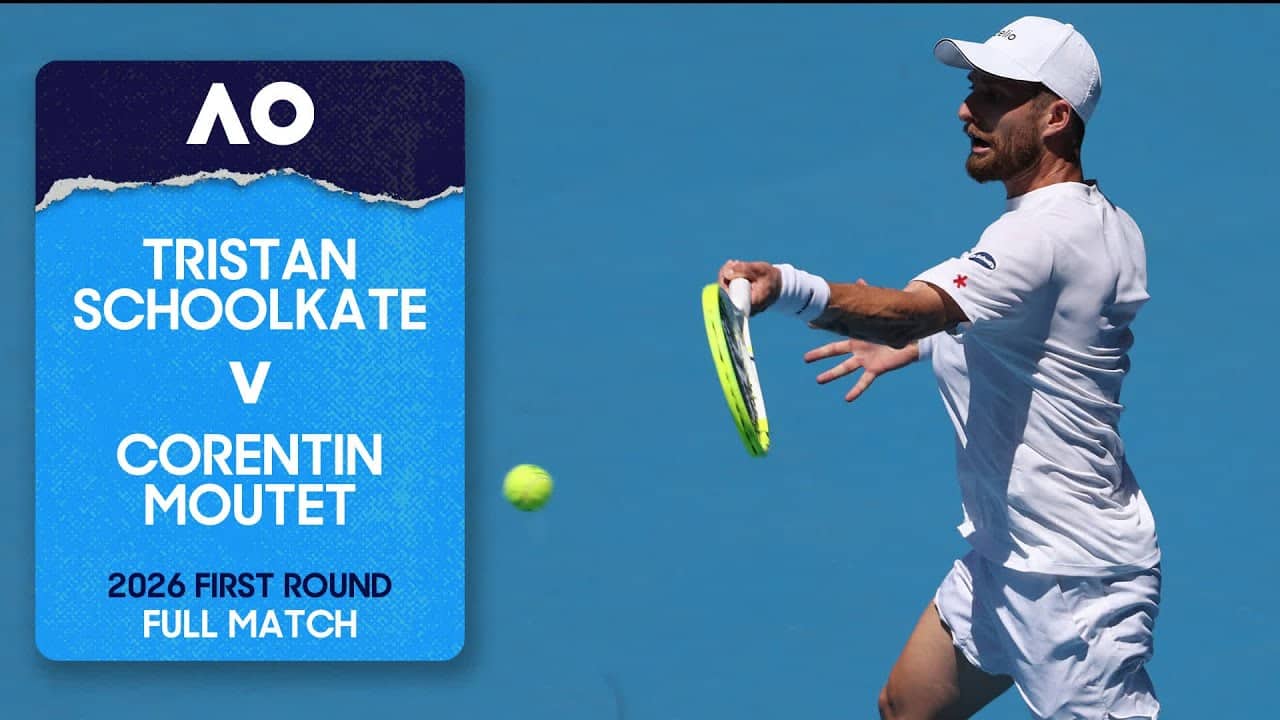 Tristan Schoolkate v Corentin Moutet Full Match | Australian Open 2026 First Round