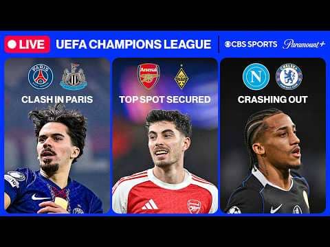 UEFA Champions League 24/7 ⭐ | MD8: Arsenal, Chelsea & MORE | Monday 2/16 | CBS Sports Golazo