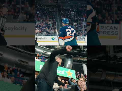 Mr. Barzal and Mr. Lee are Hyped After Islanders Goal!