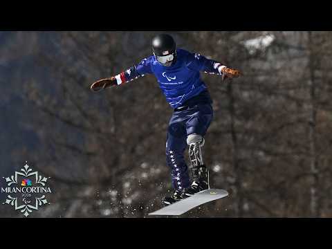 Thrilling finish decides Noah Elliott's medal fate in snowboard cross final | Winter Paralympics