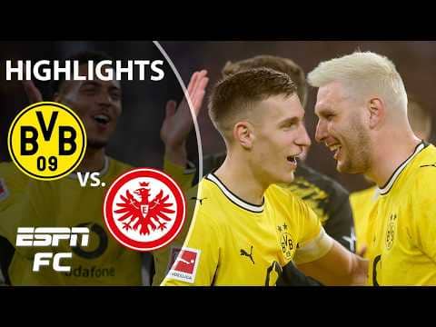 EMOTIONAL FAREWELLS 🥹 Borussia Dortmund vs. Eintracht Frankfurt | Bundesliga Highlights | ESPN FC