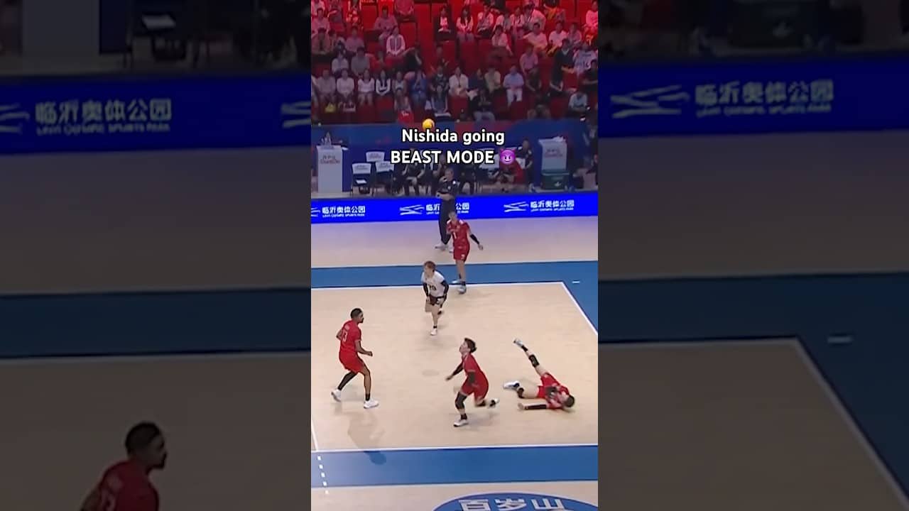 Nishida 🇯🇵 DELIVERED 😈 #vnl26 #volleyballworld #japan