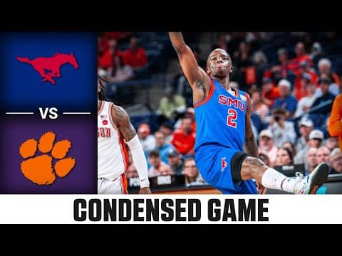SMU vs. Clemson Condensed Game | 2025-26 ACC Men's Basketball