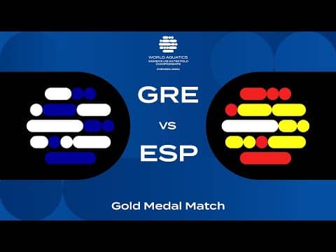 Epic Gold Medal Showdown: Greece vs Spain | Women's U18 Water Polo 2024