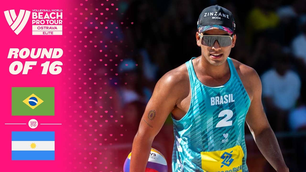 Andre/Renato vs. Capogrosso N./Capogrosso T. - Round of 16 Highlights | Ostrava 2026 #BeachProTour