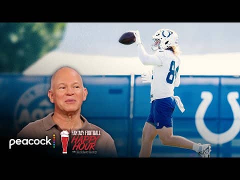 Tyler Warren will 'get the ball' with Indianapolis Colts | Fantasy Football Happy Hour | NFL on NBC